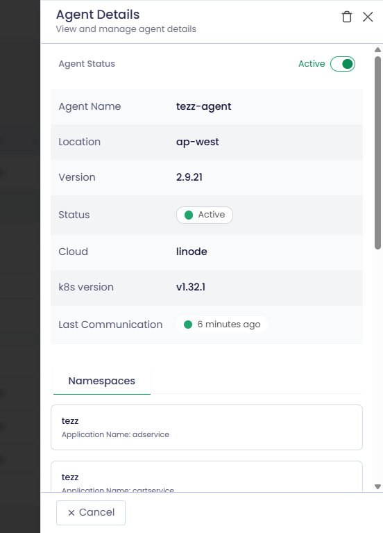 agentstatus