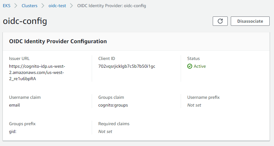 Associate Identity Provider