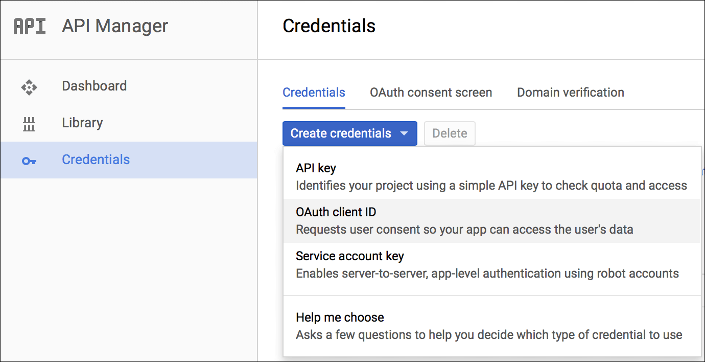 GCP - Create OAuth Credentials