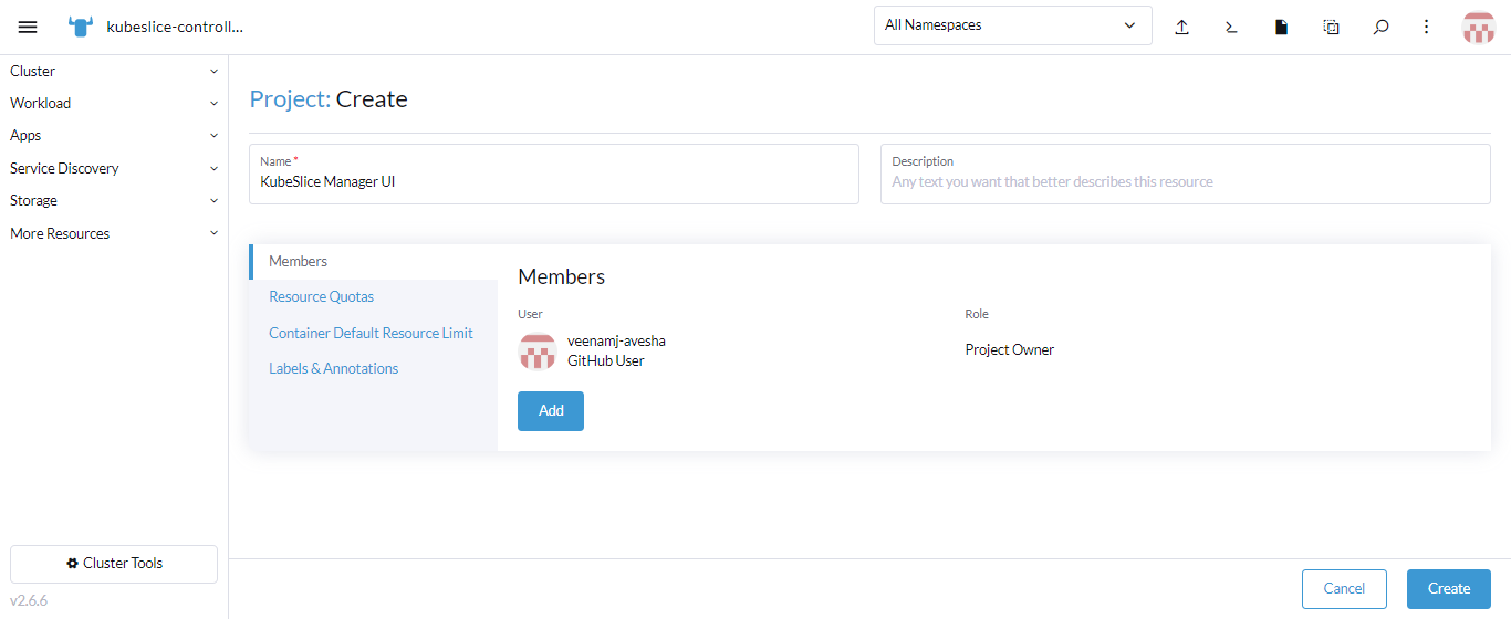 create-project-for-manager